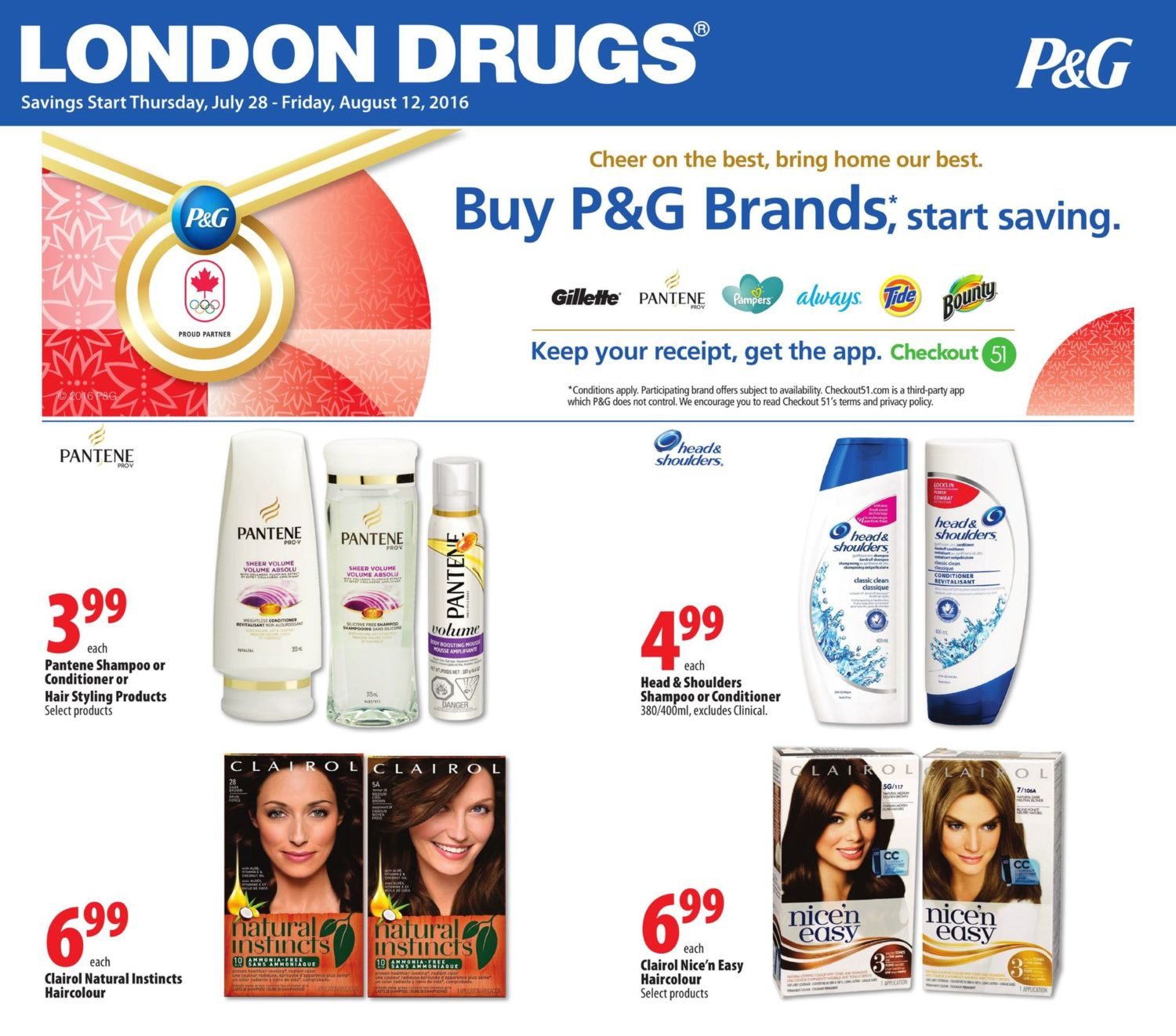 London Drugs Weekly Flyer Buy P&G Brands Start Saving Jul 28