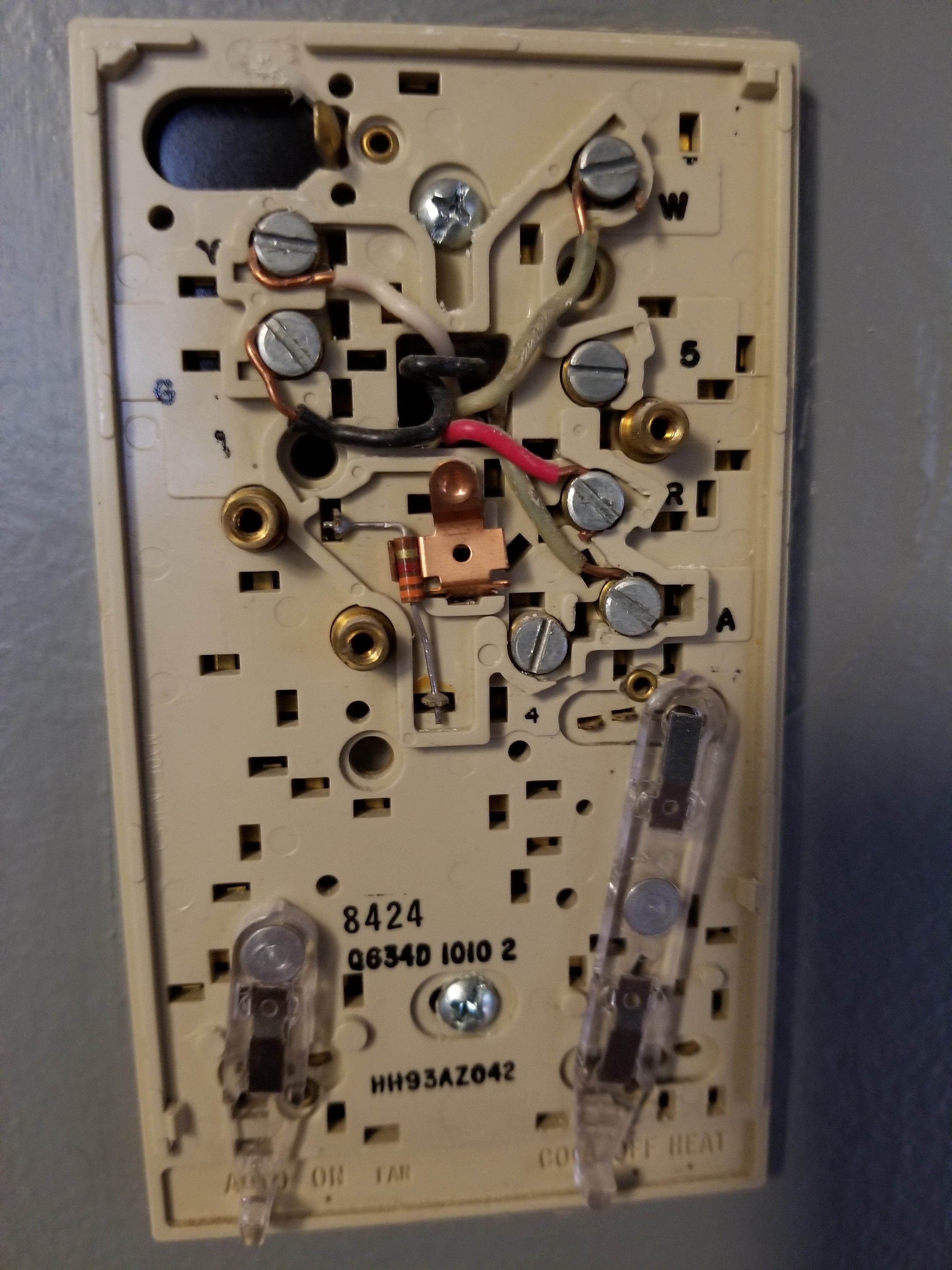 Old Carrier Mercury Thermostat A