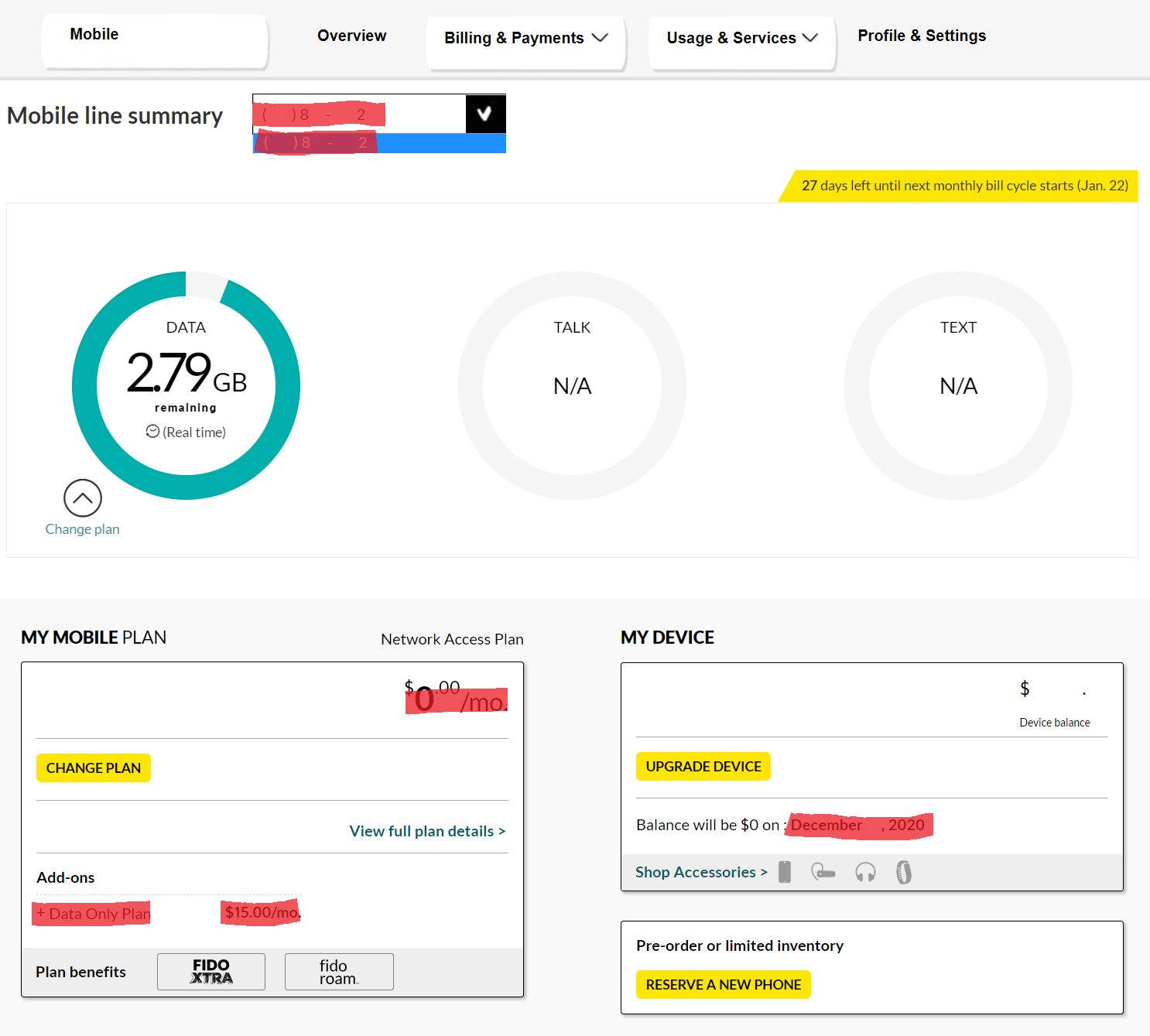 [Fido] [Fido] 2GB LTE Data Plan 15, BYOD, no contract, + tablet with 2 yr contract (Read OP
