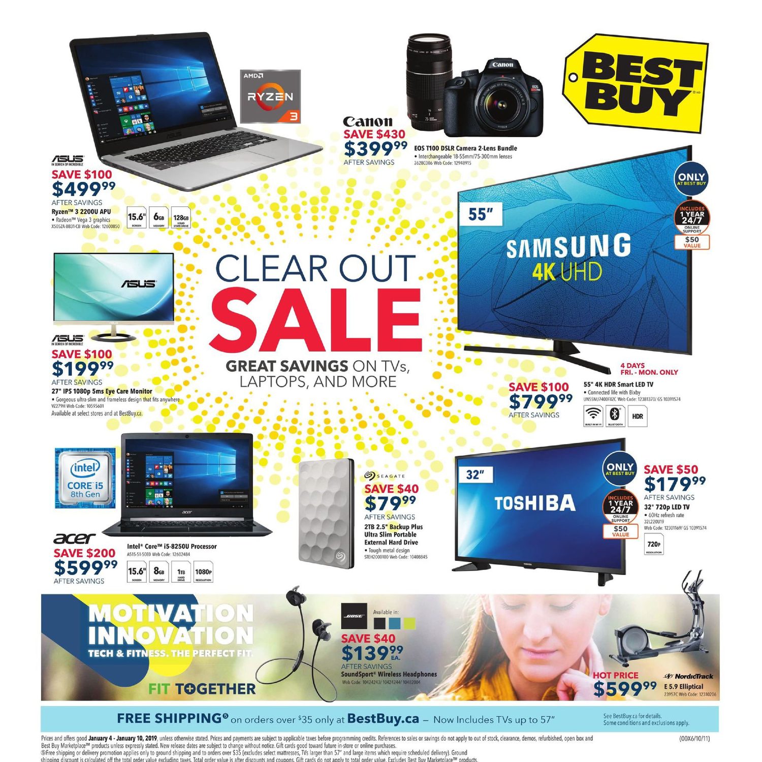 Best Buy Weekly Flyer - Weekly - Clear Out Sale - Jan 4 – 10 ...