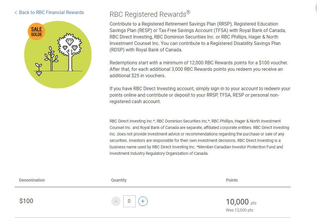 [Royal Bank] RBC Financial Rewards - Save 20% towards Registered ...