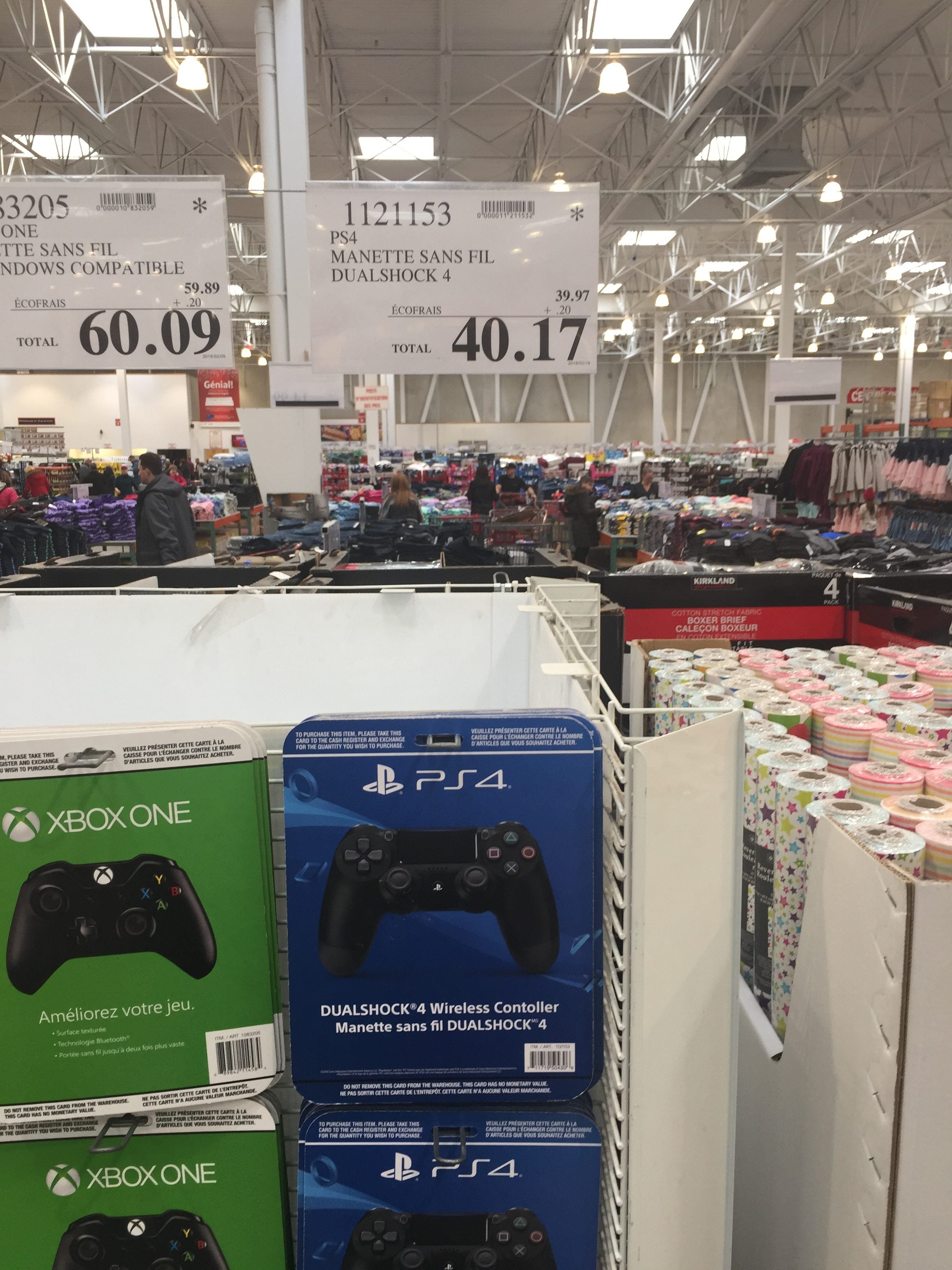 Costco ps4 controller store price