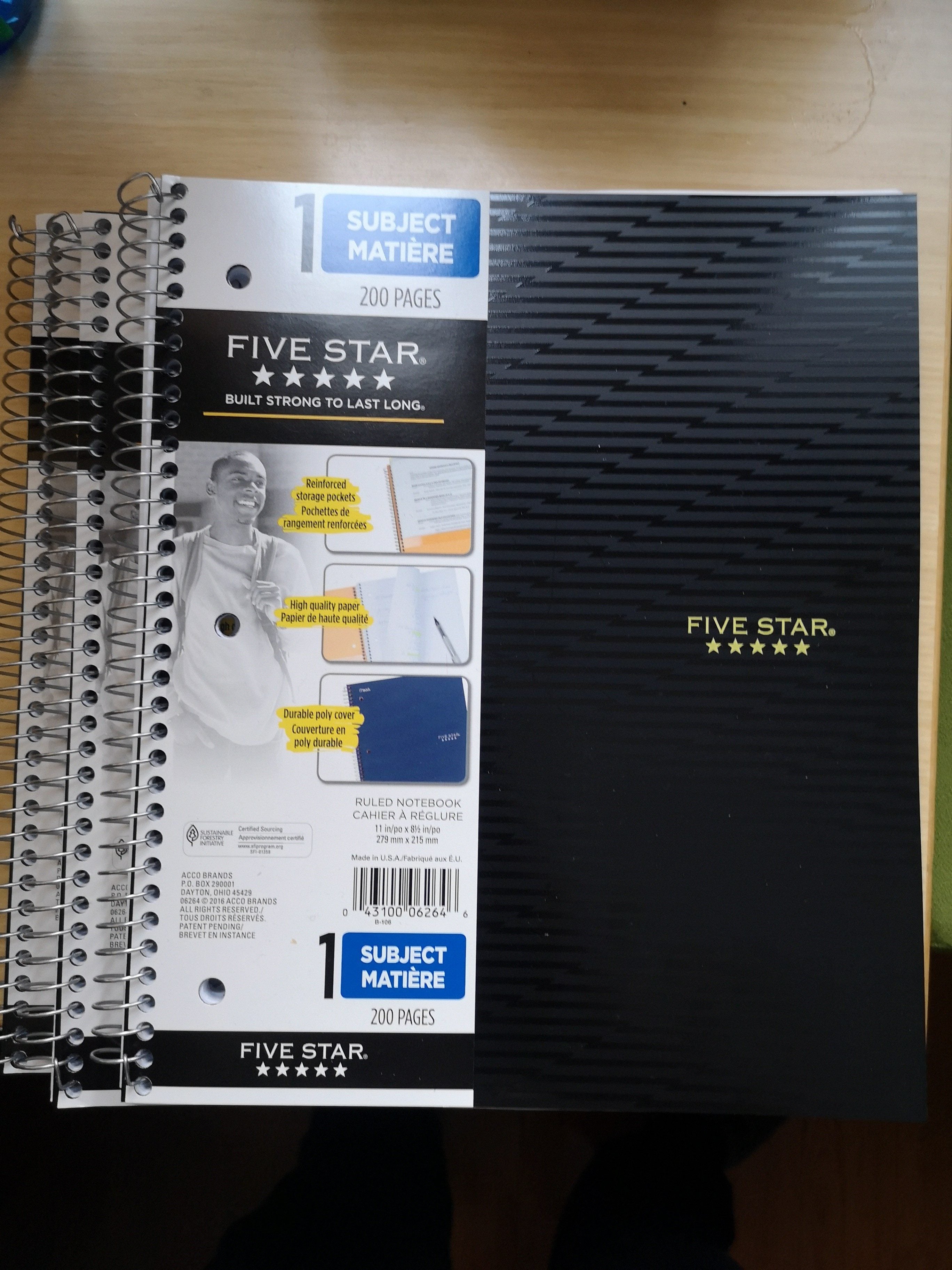 [Dollarama] Five Star Notebooks 4 Forums