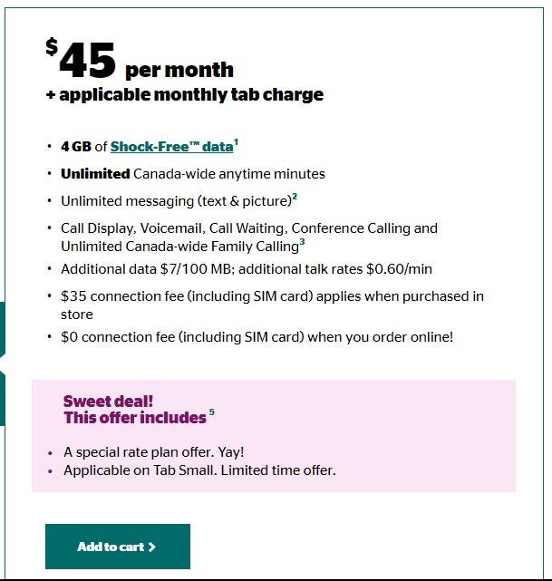 koodo 4gb plan