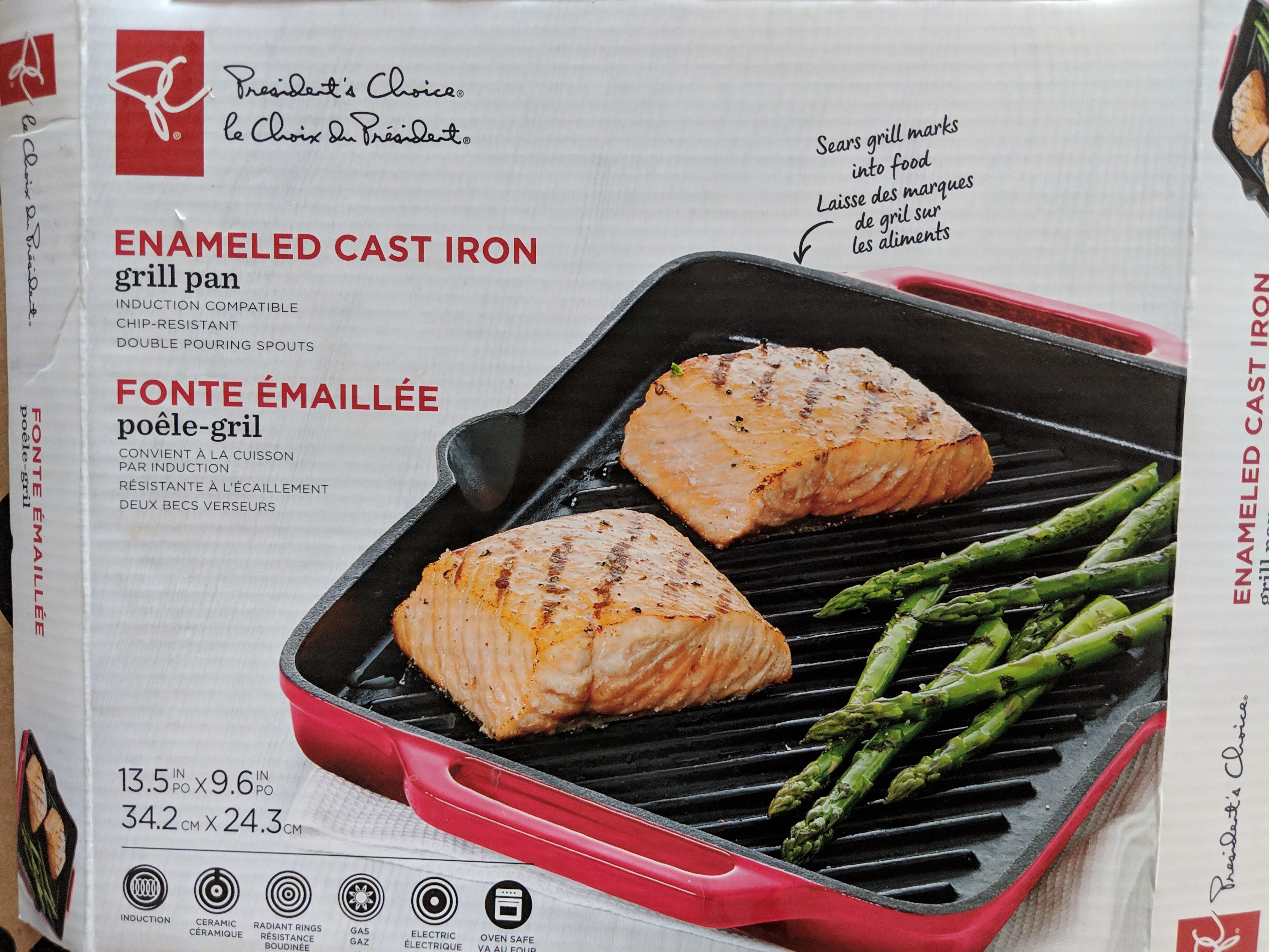 Real Canadian Superstore] RCSS PC Enamel Cast Iron Grill Pan $19.99 (YVR) -  RedFlagDeals.com Forums