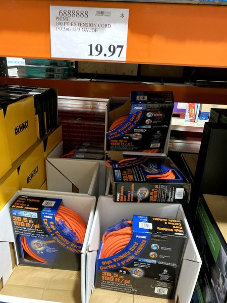 Costco] Prime outdoor 100ft 12/3 Power Cable 19.97$ - RedFlagDeals
