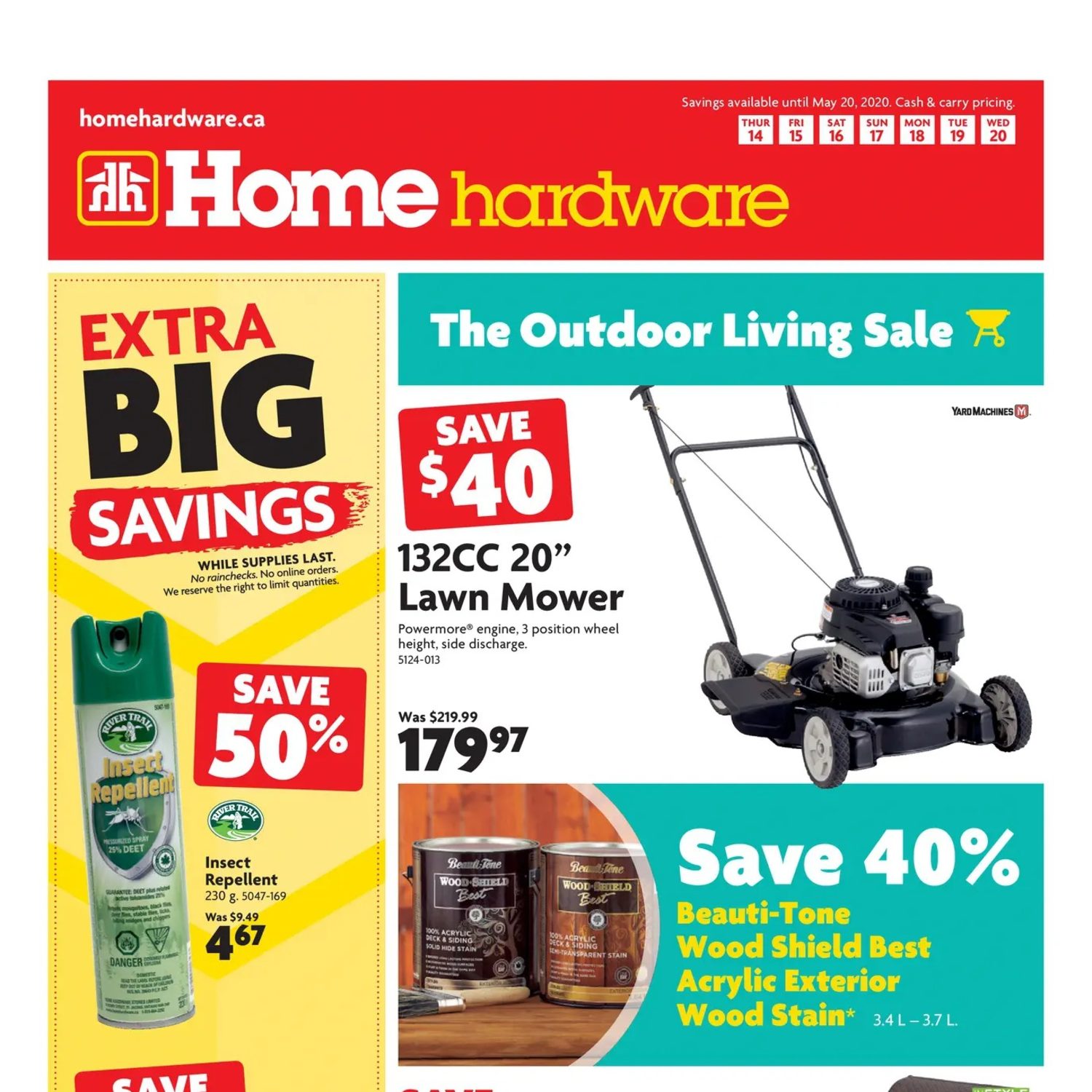 Home Hardware Weekly Flyer Weekly The Outdoor Living Sale May 14