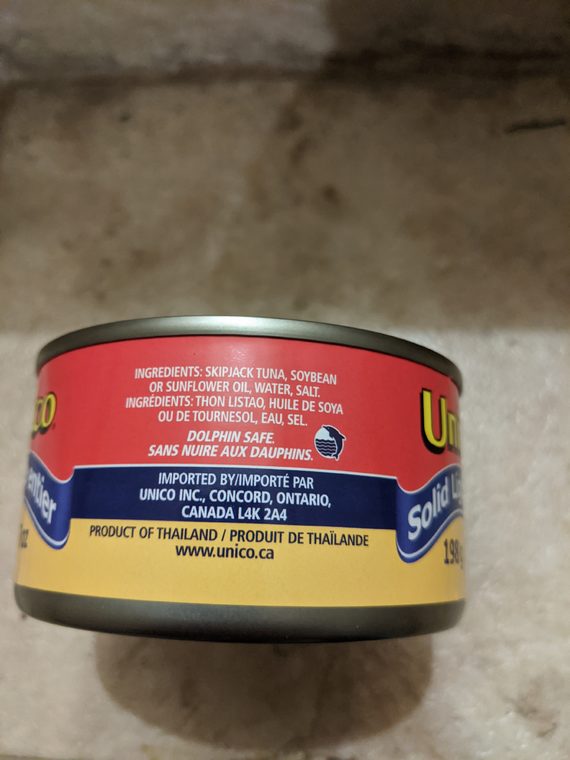[Real Canadian Superstore] Unico Solid Light Tuna In Oil, 198g 1.00