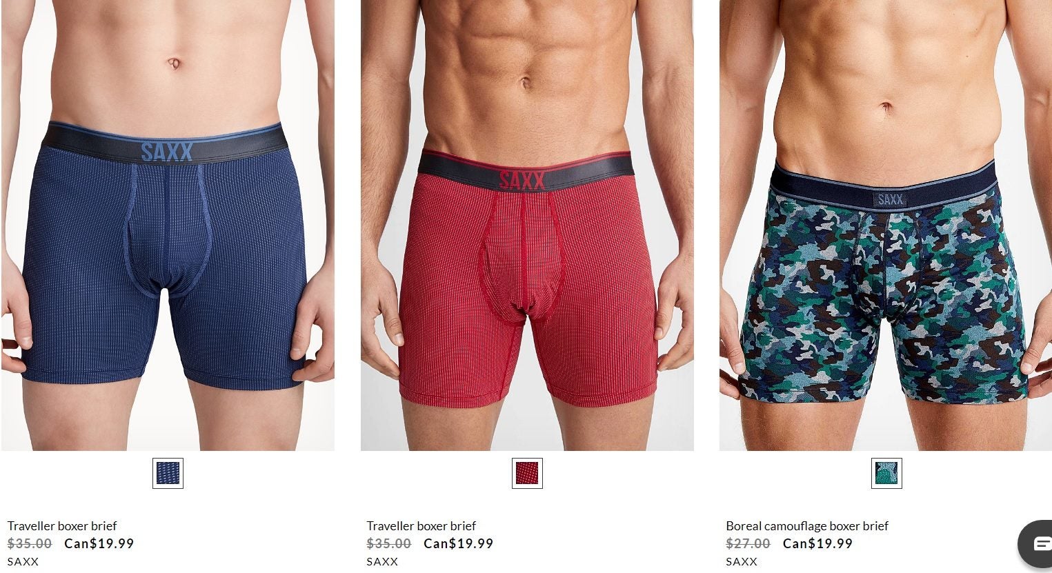 Simons] Selected SAXX underwear on sale from $19.99 - RedFlagDeals