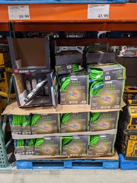 Costco] Prime 100ft 12/3 green extension cord - $49.97 reg $69 - Page 2 -  RedFlagDeals.com Forums