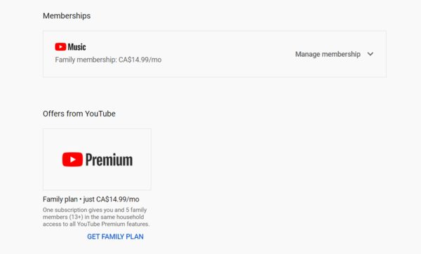 Google Com Youtube Premium Migrate From Yt Music Gpm Save 3 4 Per Month Ymmv Page 4 Redflagdeals Com Forums