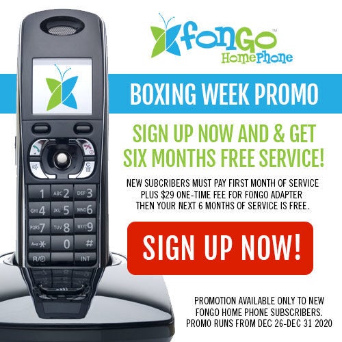 [Fongo] [Fongo] Fongo Home Phone [VOIP] - 6 Months Free Service (New ...