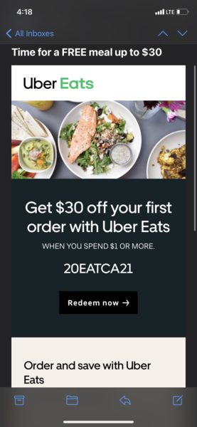 [Uber Eats] YMMV UberEats $25 off your first order - Page 3 ...