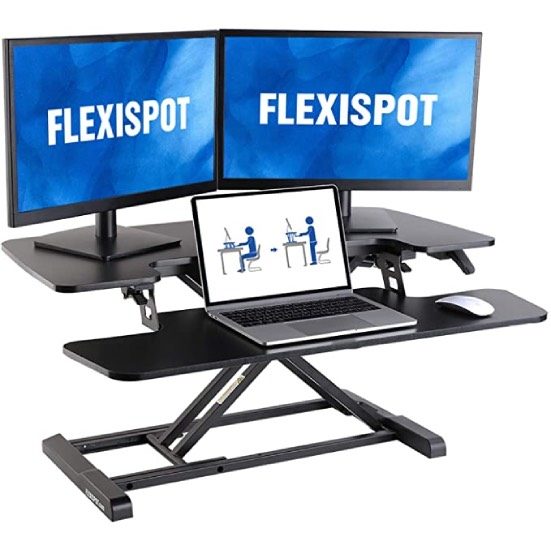 3. Best Standing Desk Converter: FLEXISPOT Stand Up Desk Converter
