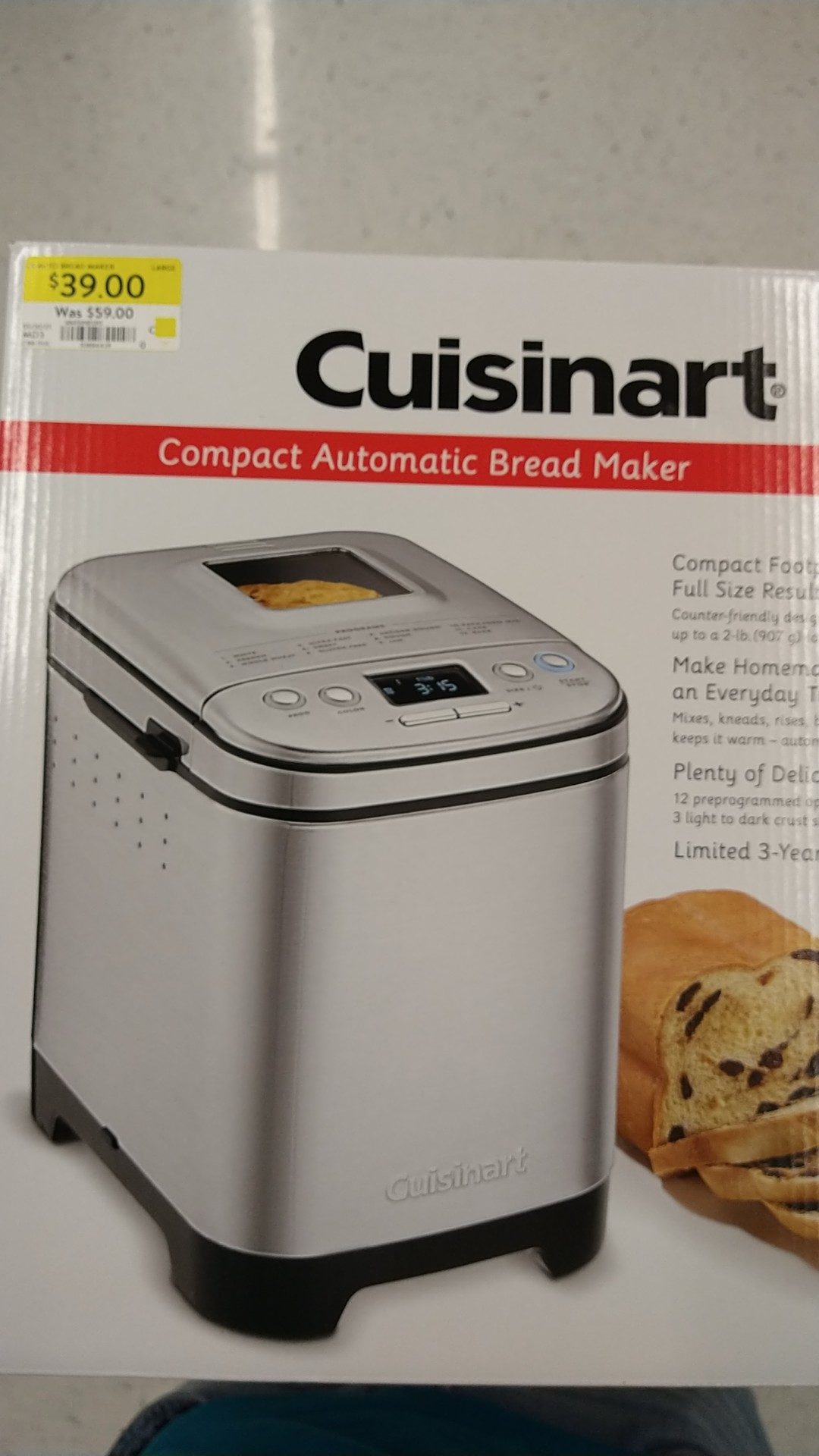 Cuisinart - Compact Automatic Bread Maker