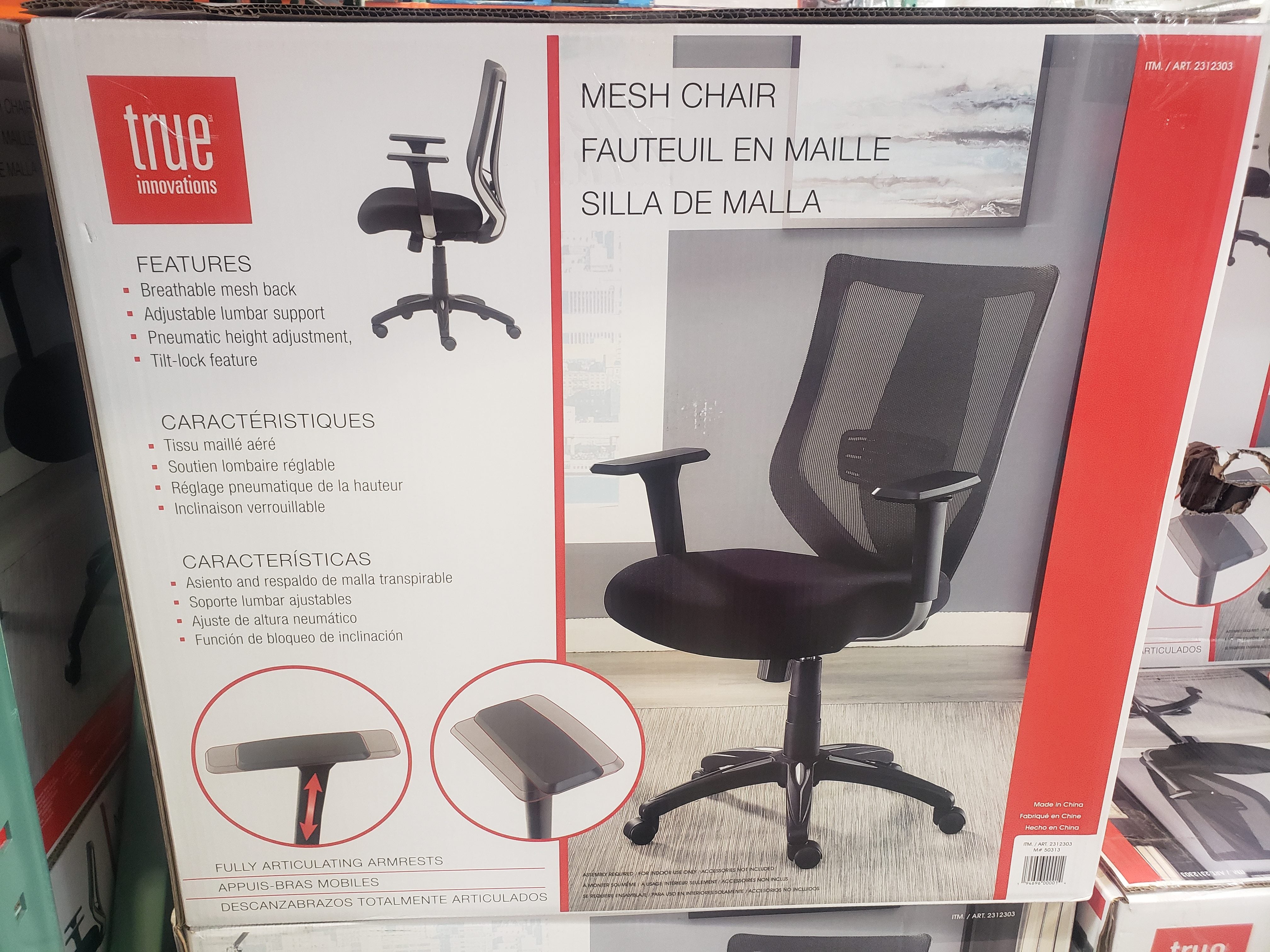 Costco Chair Redflagdeals - Costco Mesh Metrex Iv Office Chair 99 99 30