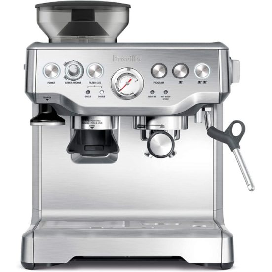 6. Best High End: Breville BES870XL Barista Espresso Machine