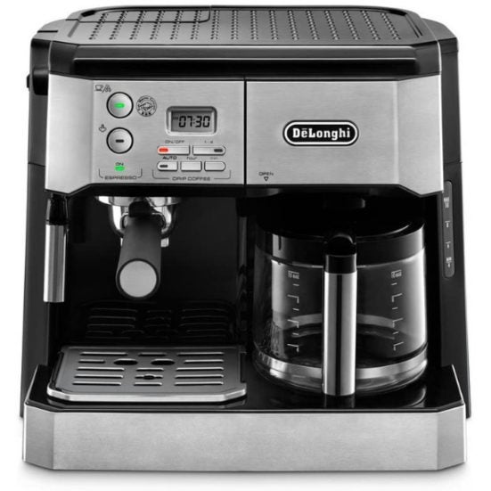 8. Best All-in-One: De'Longhi All-in-One Pump Espresso and 10 Cup Drip Coffee Machine