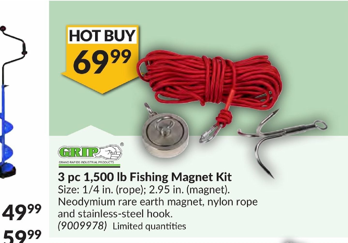 Princess Auto] Magnet Fishing Kit 1500lbs - $69.99 - RedFlagDeals