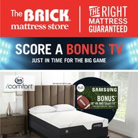 The Brick - Mattress Store - Bonus TV Event Flyer