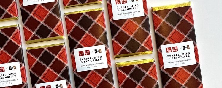 UNIQLO Canada is Releasing a Limited Edition Artisanal Chocolate Bar