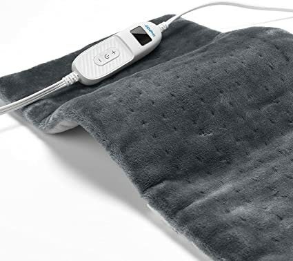 Heating Pad, Electric Heat Pad for Back, Shoulders, Abdomen, Legs, Arms,  etc, Electric Fast Heat Pad with Heat Settings - Auto Shut Off (12 x 24'')