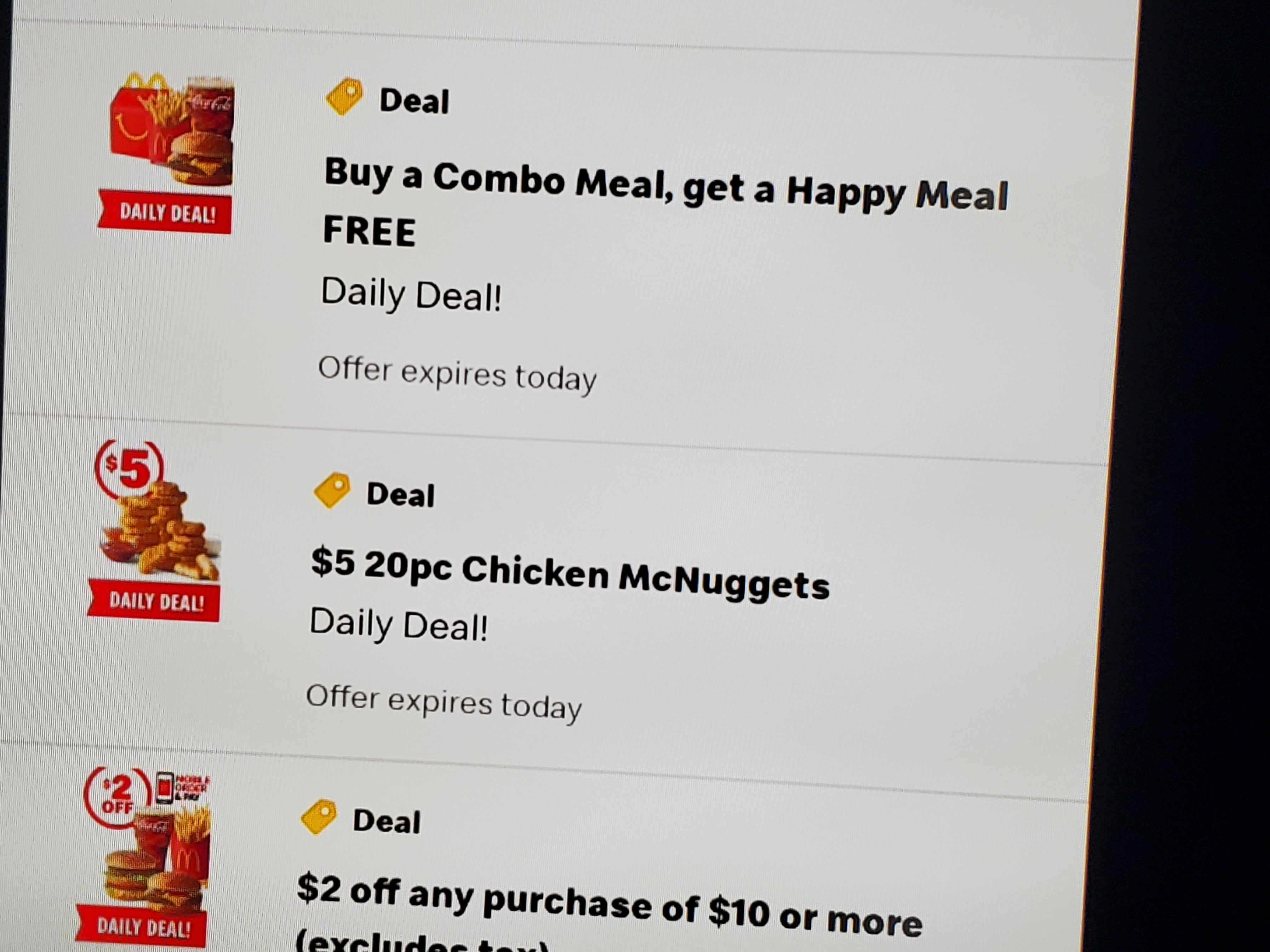 [McDonalds] A bonus McNugget with purchase of 6 or 10 pc order
