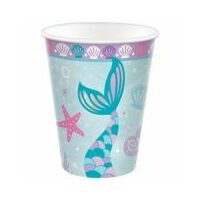 Shimmering Mermaids Paper Cups