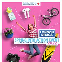 London Drugs - Spring Into Action Event Flyer