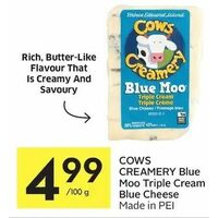 Cows Creamery Blue Moo Triple Cream Blue Cheese 