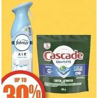 Cascade Dishwasher Detergent or Febreze Air Care Products