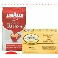 Lavazza Ground Coffee Twinings or Tazo Tea