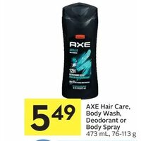 Axe Hair Care, Body Wash, Deodorant Or Body Spray 