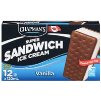 Chapman's Premium Ice Cream, Sorbet or Frozen Yogurt or Super Novelties