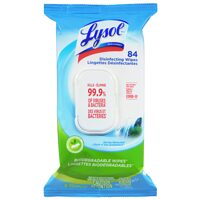 Lysol Biodegradable Disinfecting Wipes or Lysol Disinfectant Spray