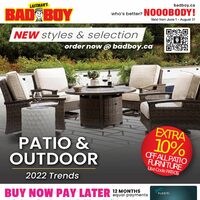 Bad Boy Furniture - Patio & Outdoor 2022 Trends (ON) Flyer