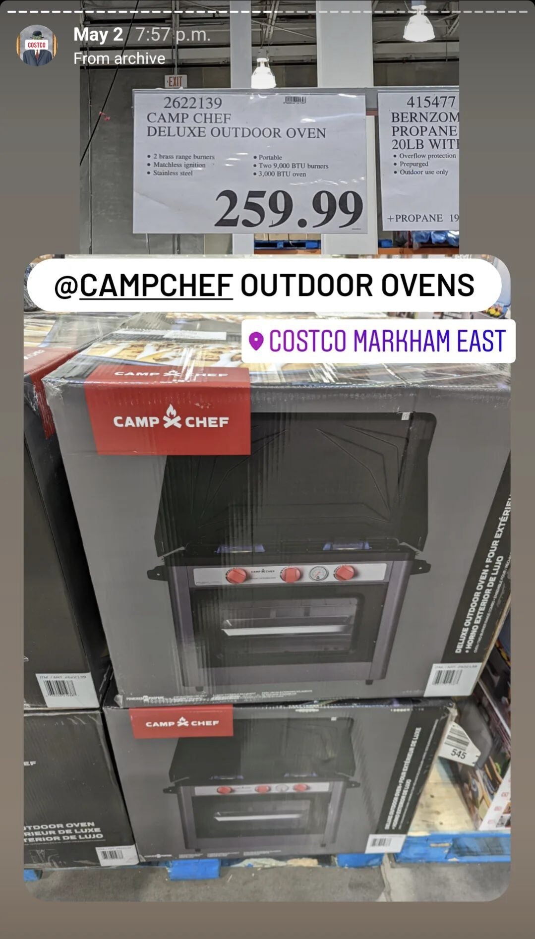 Costco Camp Chef Deluxe Outdoor Oven Clearance 179.97 Costco