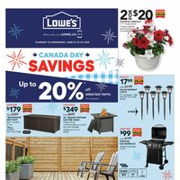 Lowe's - Weekly Deals - Canada Day Savings (BC) Flyer