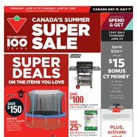 Canadian Tire - Weekly Deals - Canada's Summer Super Sale (Toronto/GTA) Flyer