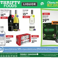 Thrifty Foods - Liquor Specials Flyer