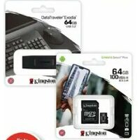 Kingston 64 GB USB, Micro SD or SD Memory Cards