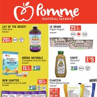 Pomme Natural Market - Monday Specials Flyer
