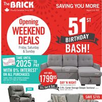 The Brick - Saving You More - 51st Birthday Bash (ON) Flyer