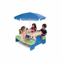 Easy Store Table With Umbrella
