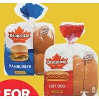 Dempster's Hamburger or Hot Dog Buns