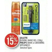 Gillette Fusion5 Shave Gel, Philips Shave Or Grooming Appliances