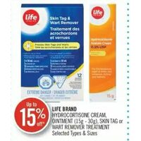 Life Brand Hydrocortisone Cream, Ointment, Skin Tag Or Wart Remover Treatment