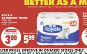 Royale Bathroom Tissue 12=24 Rolls [Original 2.99$ ON ONLY, Velour AB ONLY]