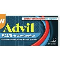 Advil Plus Acetaminophen Tablets 