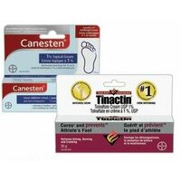 Canesten or Tinactin Foot Care Products 